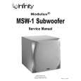 INFINITY MSW-1 Instrukcja Serwisowa