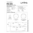 INFINITY RS-525 Instrukcja Serwisowa