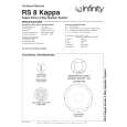 INFINITY RS8KAPPA Instrukcja Serwisowa