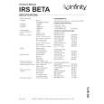 INFINITY IRSBETA Instrukcja Serwisowa